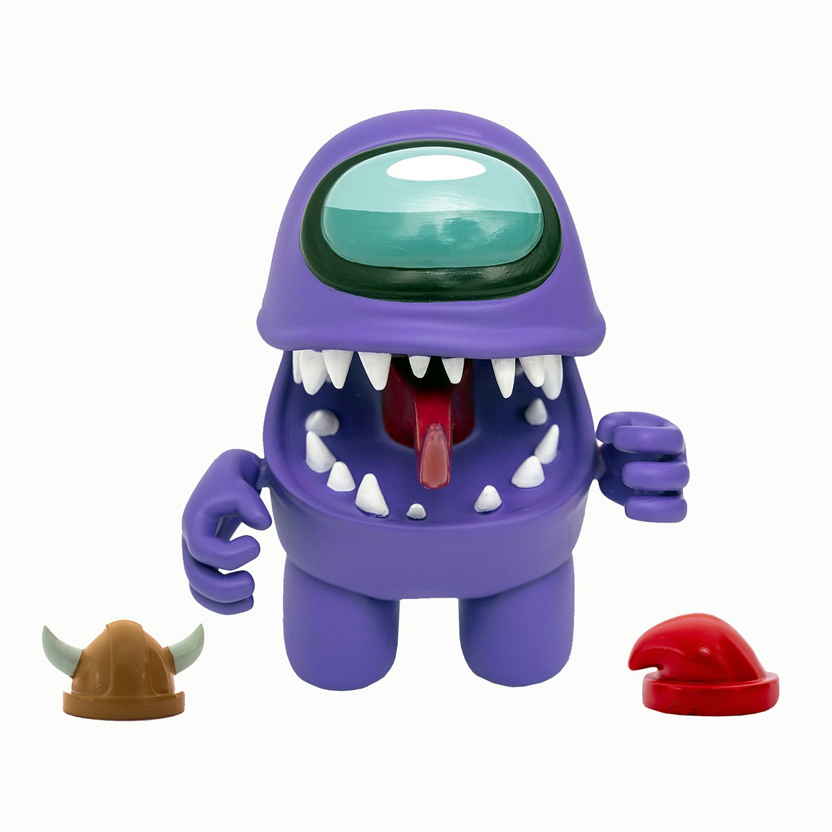 Action Figure Among Us S2 Bizak: 12 Cm, Con 3 Accessori Sorpresa, Personaggio Rosa, Giocattolo Collezionabile