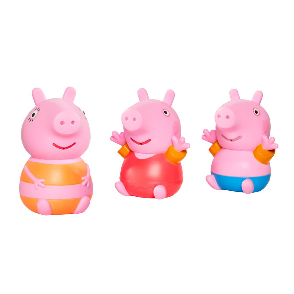 Familia Peppa Pig Salpicar en el Baño