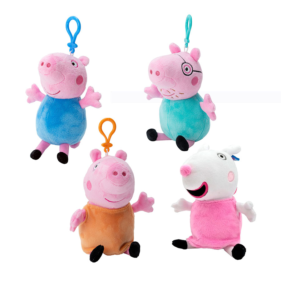 Peppa Pig Figura con Sello Pack de 12 Deluxe – Bizak