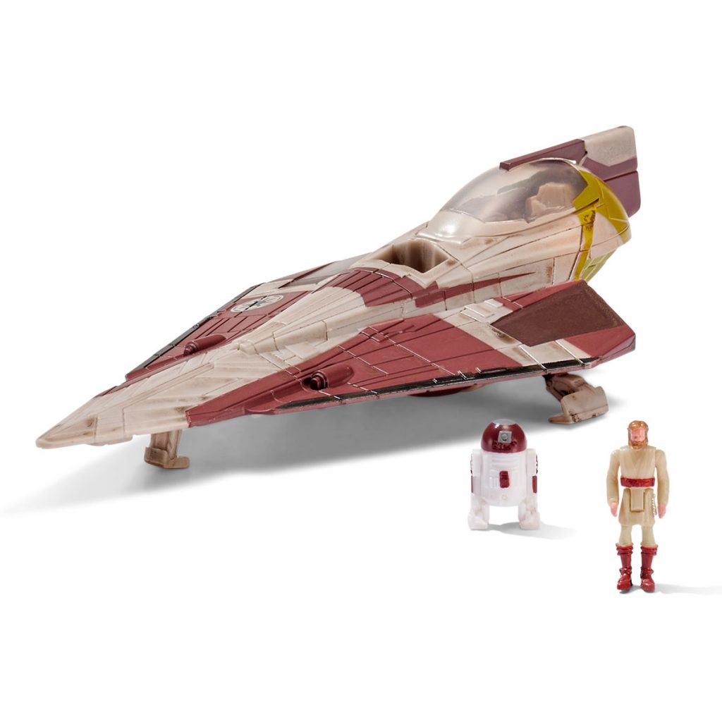 Star Wars Nave Delta 7B Jedi Starfighter y Figuras