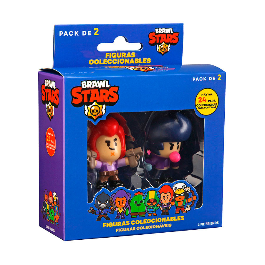 Brawl Stars Pack 2 Figuras en Caja – Bizak