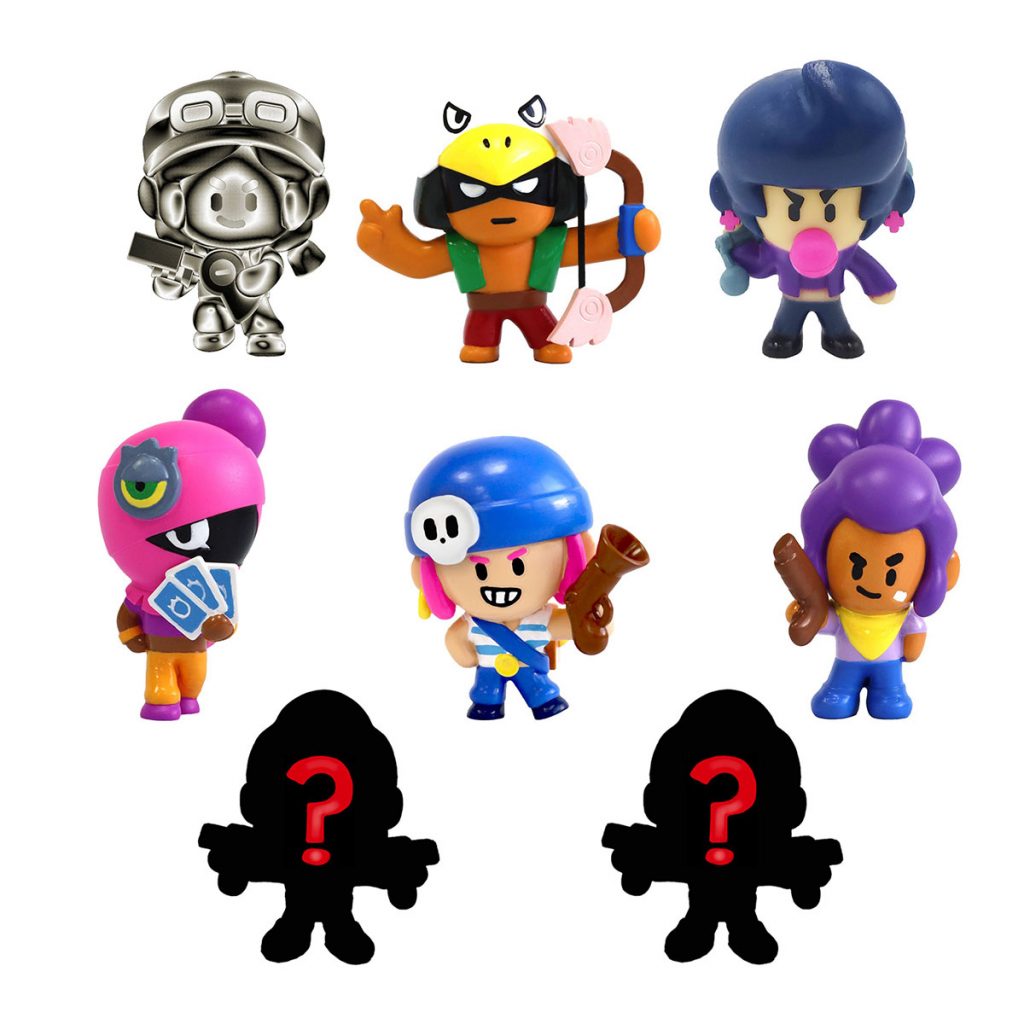 Brawl Stars Packs Deluxe 8 Figuras Colección