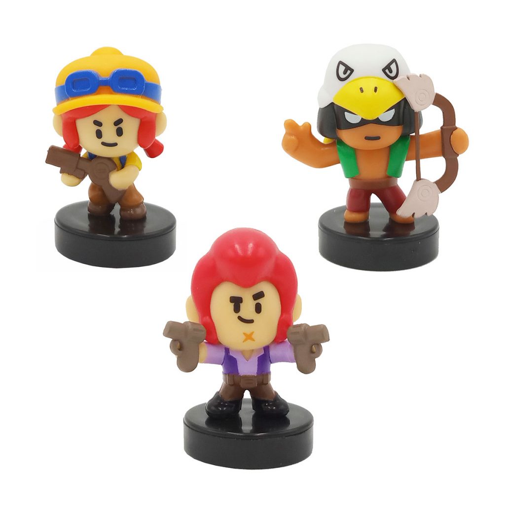 Brawl Stars Pack 3 Figuras en Caja