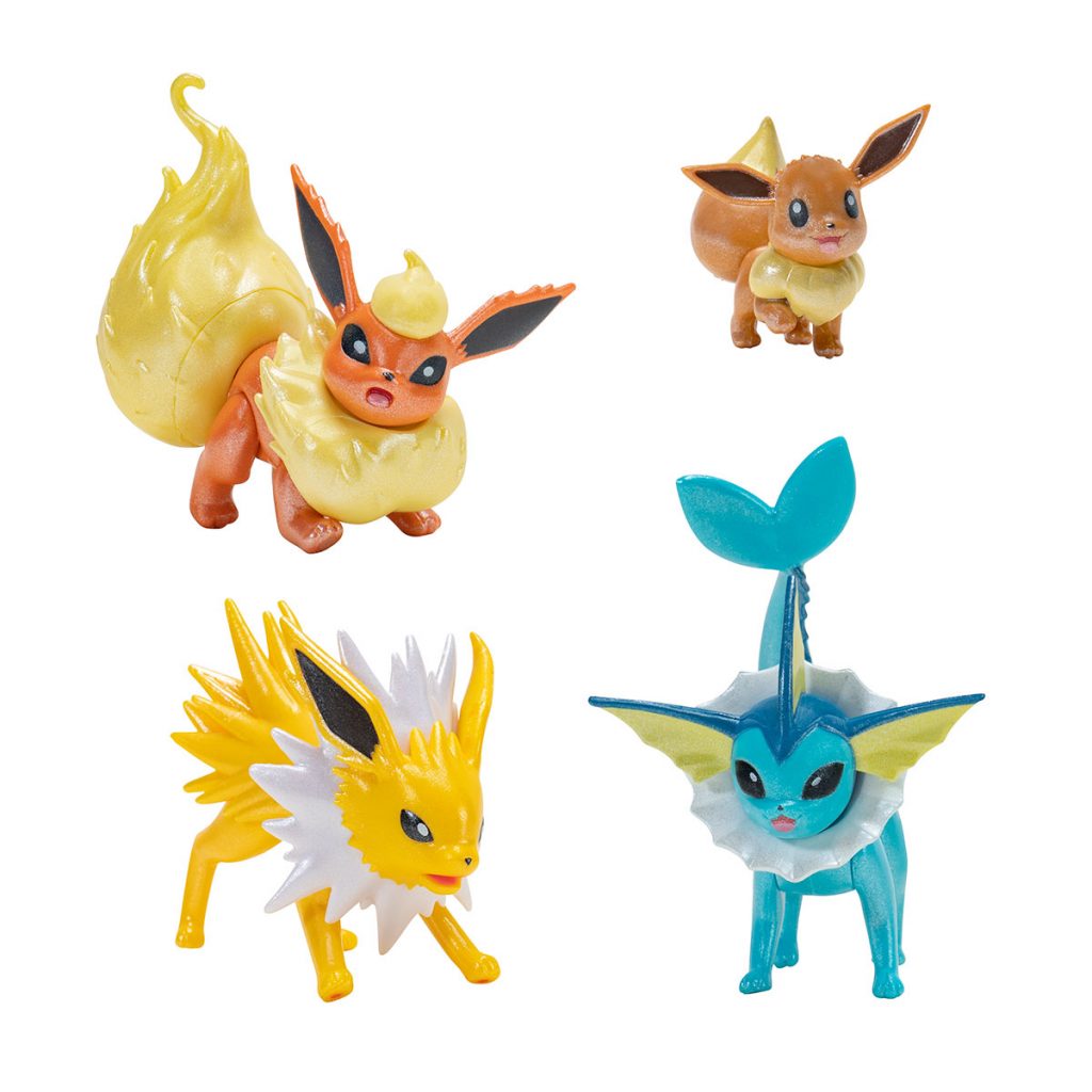 Pokémon Multievolution Eevee 4 Figuras