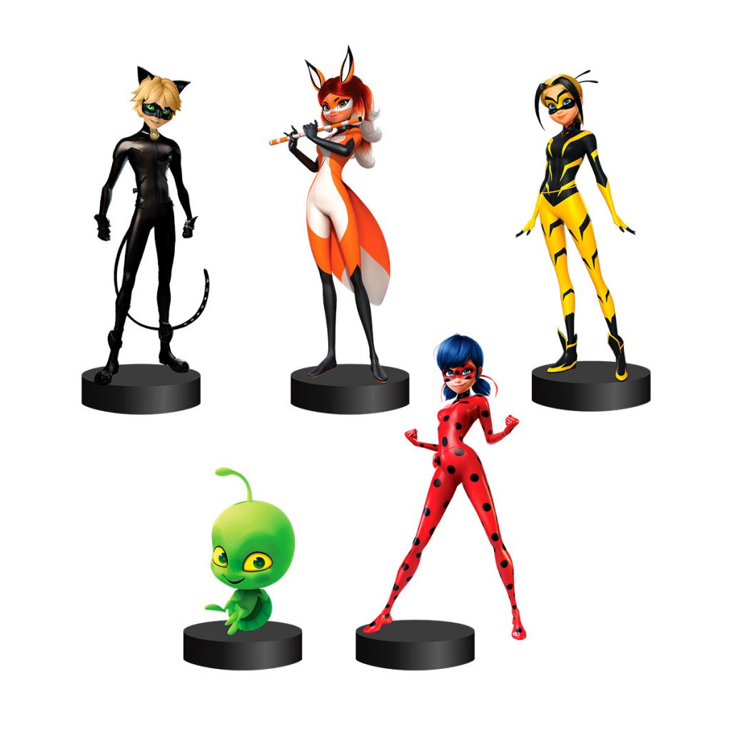 Miraculous Pack Deluxe 12 Figuras Colección