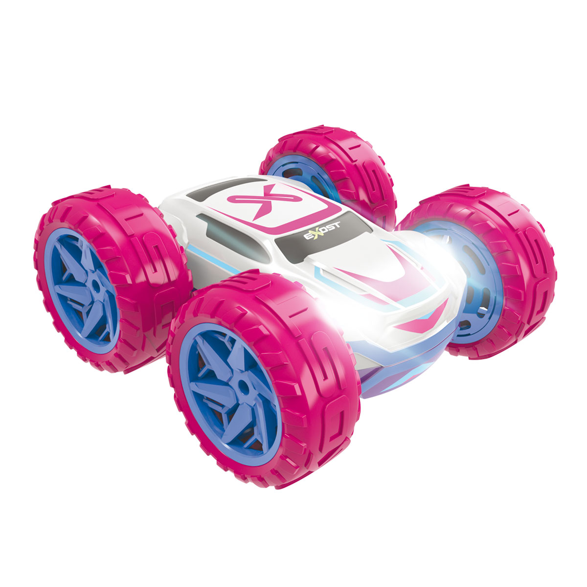 Coche Teledirigido De Acrobacias Rc 360 Cross Ii Rosa Exost con