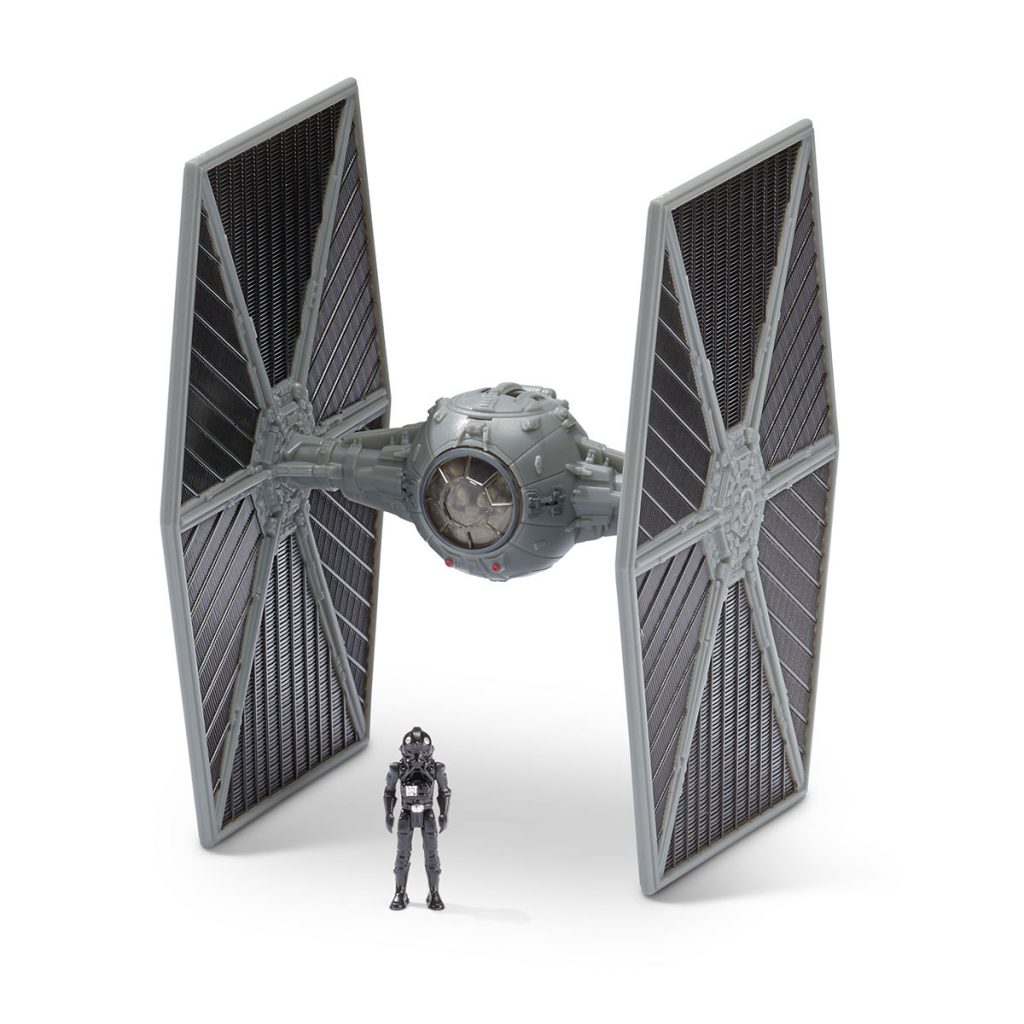 Star Wars Nave 8cm Tie Fighter Gris & Figura