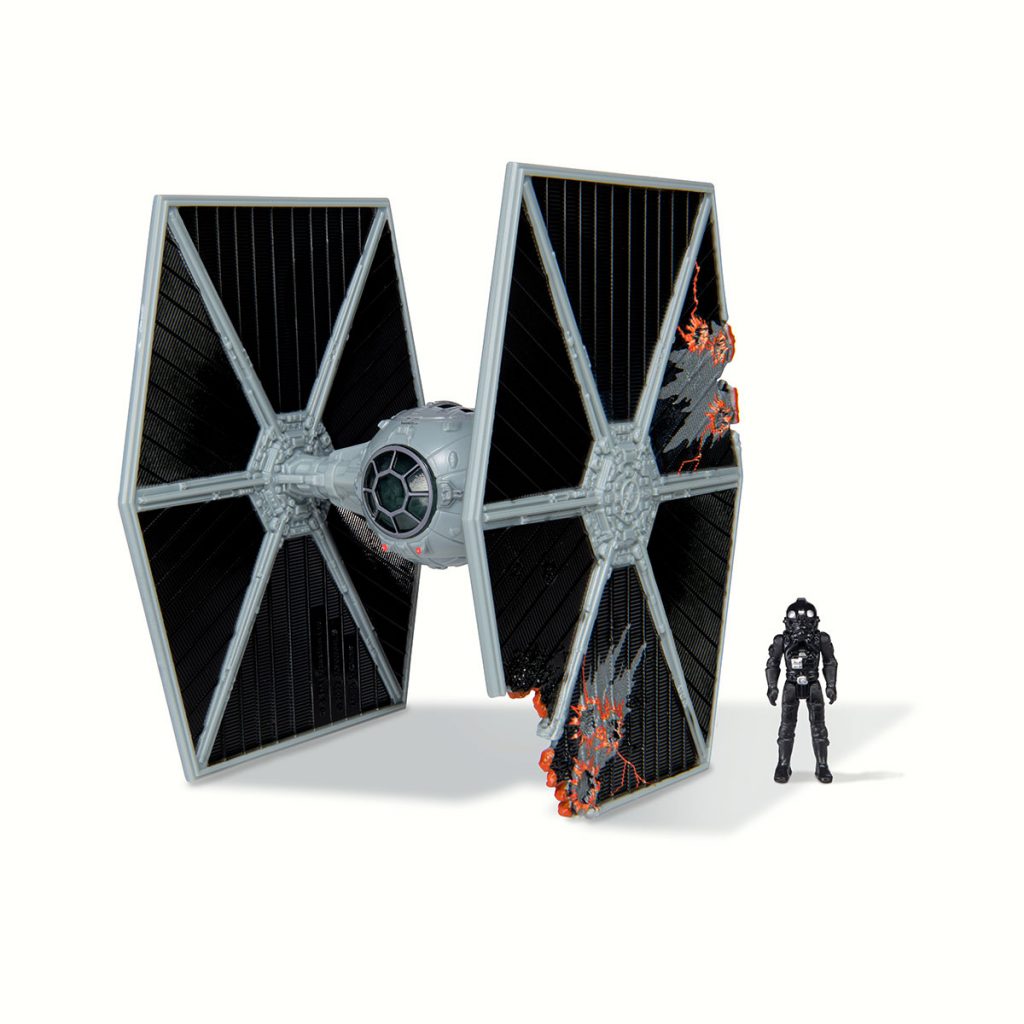 Star Wars 8cm Ginivex Class Starfighter Y Figura