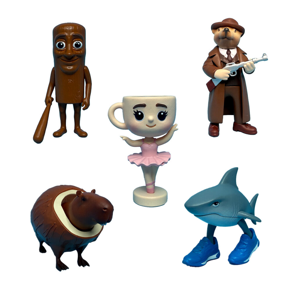 Italian Brainrot Pack de 5 Figuras 5cm