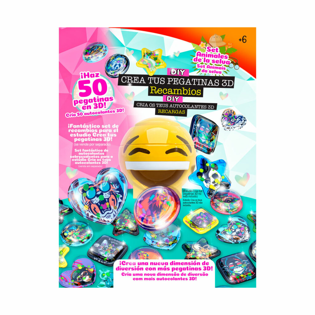 Recambio de Pegatinas 3D