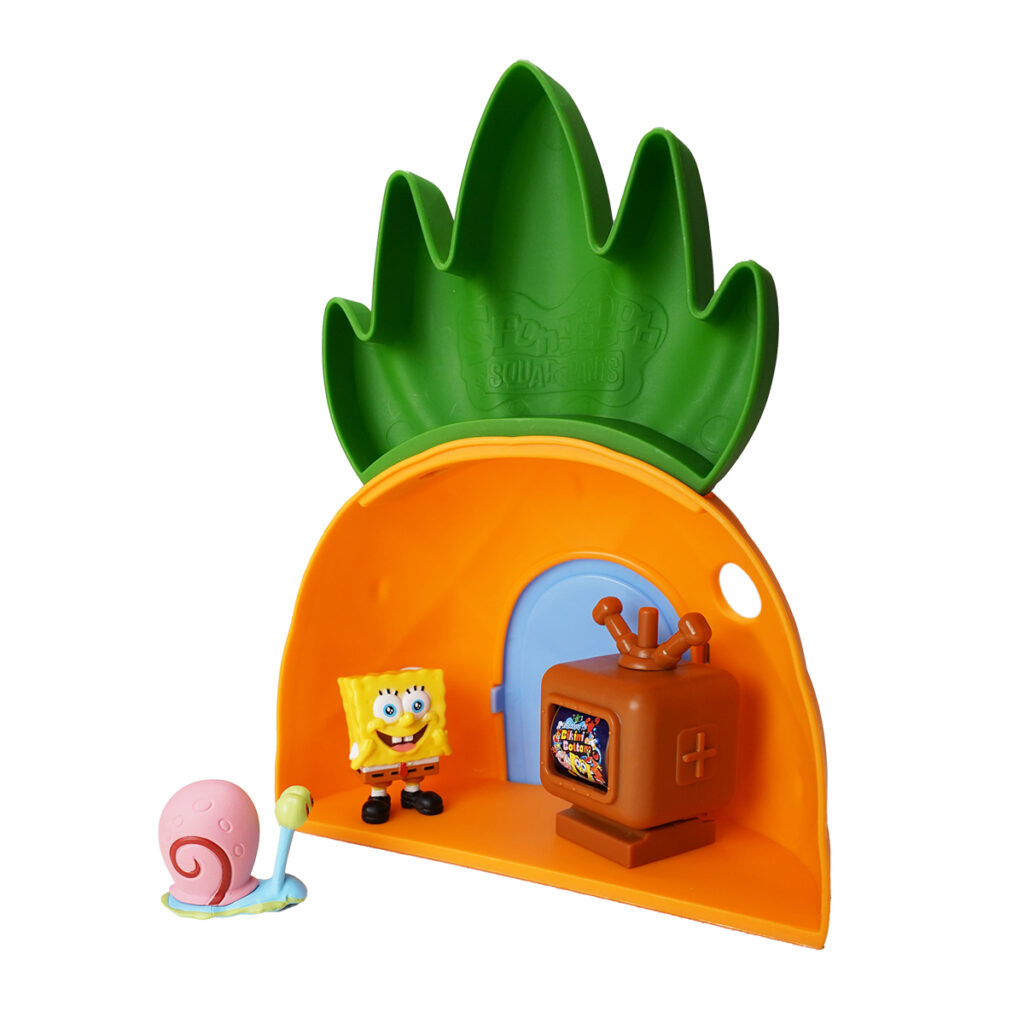 Bob Esponja Casa Piña + 2 Figuras