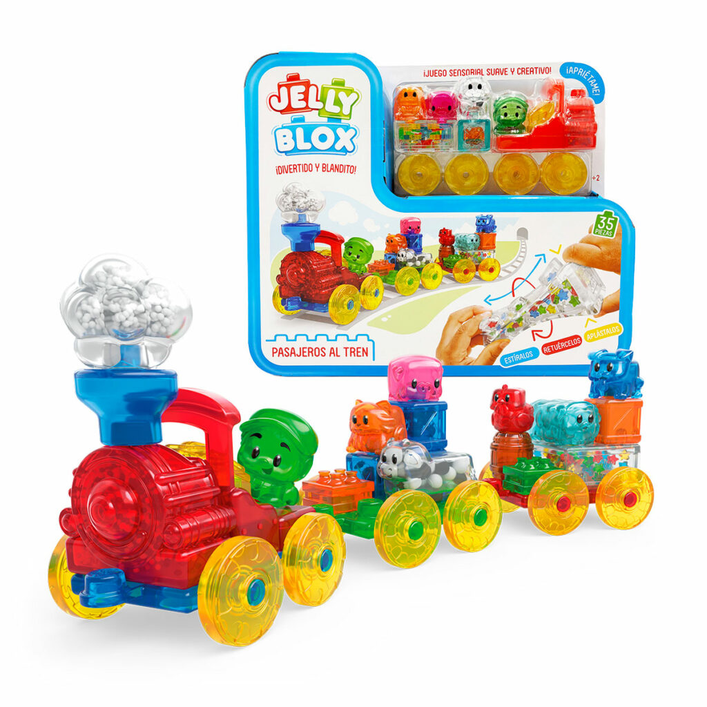 Jelly Blox Set Pasajeros al Tren